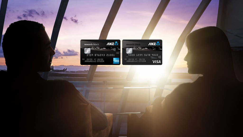 ANZ Rewards Black Credit Card ad