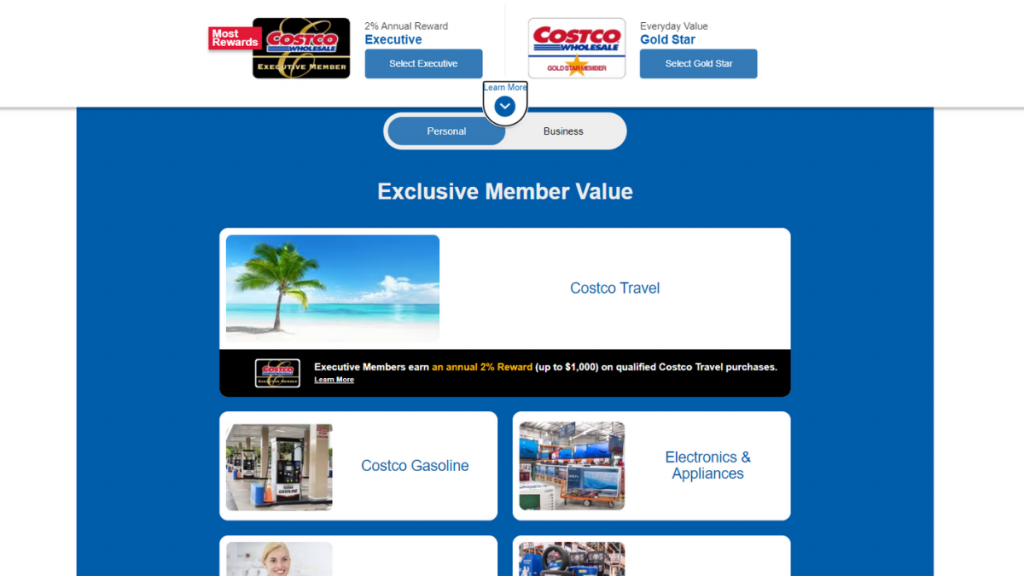 online Costco membership
