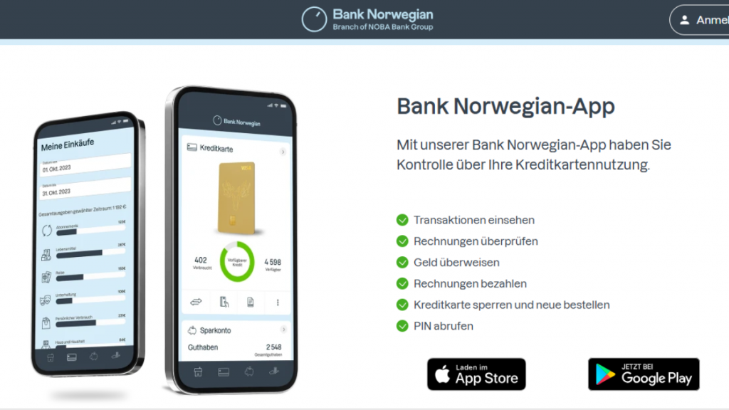 Bank Norwegian Visa