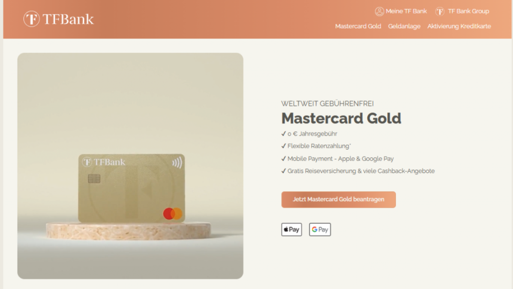 TF mastercard gold